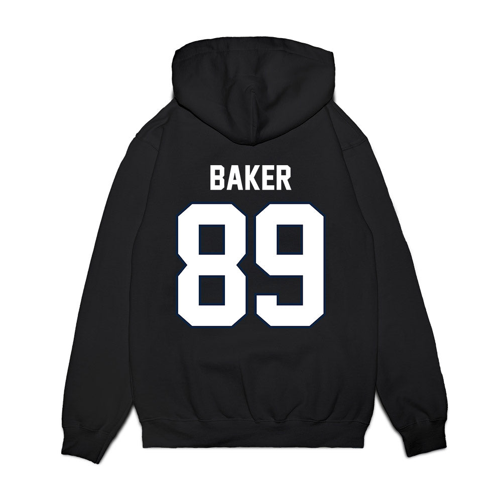 UConn - NCAA Football : Mike Baker - Vintage Helmet Premium Hooded Sweatshirt-1