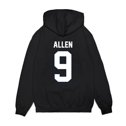 UConn - NCAA Football : Julian Allen - Vintage Helmet Premium Hooded Sweatshirt-1