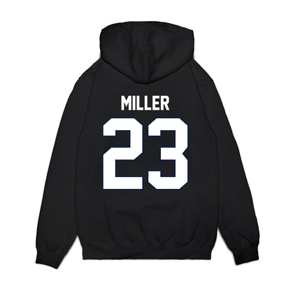 UConn - NCAA Football : Stephen Miller - Vintage Helmet Premium Hooded Sweatshirt-1