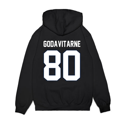 UConn - NCAA Football : Alex Godavitarne - Vintage Helmet Premium Hooded Sweatshirt-1