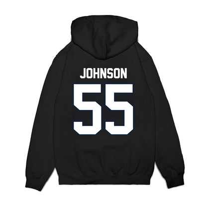 UConn - NCAA Football : Fred Johnson - Vintage Helmet Premium Hooded Sweatshirt-1