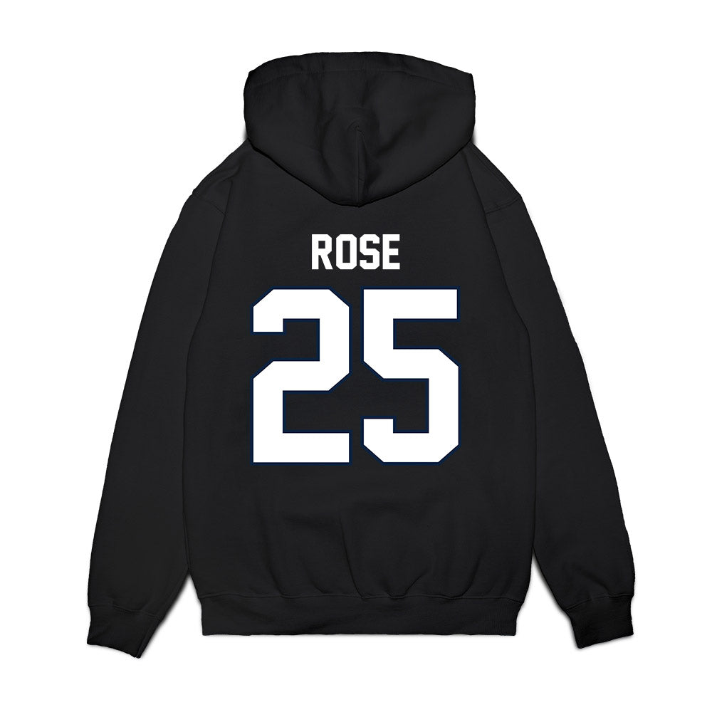 UConn - NCAA Football : Daniel Rose - Vintage Helmet Premium Hooded Sweatshirt-1