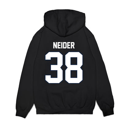 UConn - NCAA Football : John Neider - Vintage Helmet Premium Hooded Sweatshirt-1
