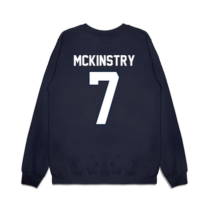 UConn - NCAA Football : Tyler McKinstry - Vintage Helmet Premium Crewneck Sweatshirt-1