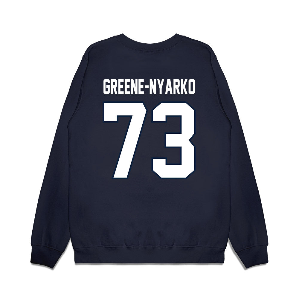 UConn - NCAA Football : Raphael Greene-Nyarko - Vintage Helmet Premium Crewneck Sweatshirt-1