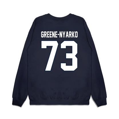 UConn - NCAA Football : Raphael Greene-Nyarko - Vintage Helmet Premium Crewneck Sweatshirt-1