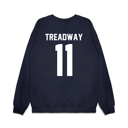 UConn - NCAA Football : Ryder Treadway - Vintage Helmet Premium Crewneck Sweatshirt-1