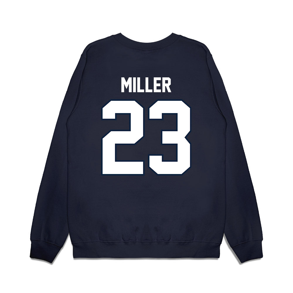 UConn - NCAA Football : Stephen Miller - Vintage Helmet Premium Crewneck Sweatshirt-1