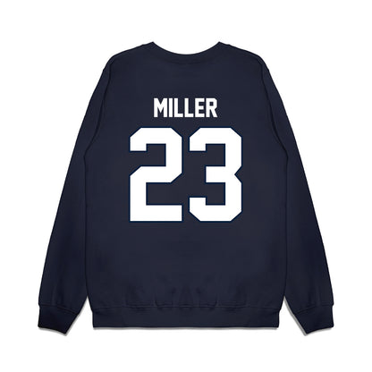 UConn - NCAA Football : Stephen Miller - Vintage Helmet Premium Crewneck Sweatshirt-1