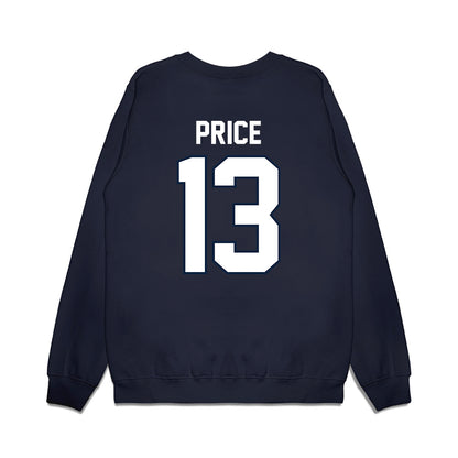 UConn - NCAA Football : Jayden Price - Vintage Helmet Premium Crewneck Sweatshirt-1