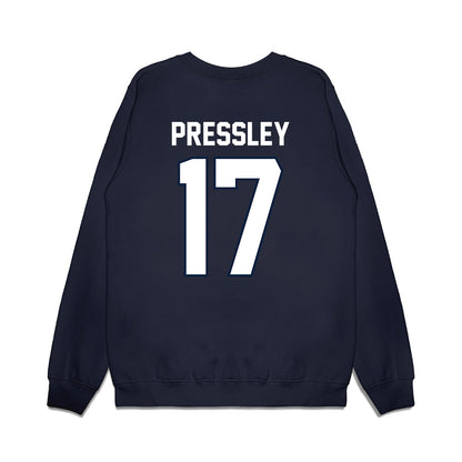 UConn - NCAA Football : Shamar Pressley - Vintage Helmet Premium Crewneck Sweatshirt-1