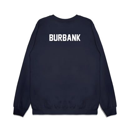 UConn - NCAA Football : Logan Burbank - Vintage Helmet Premium Crewneck Sweatshirt-1