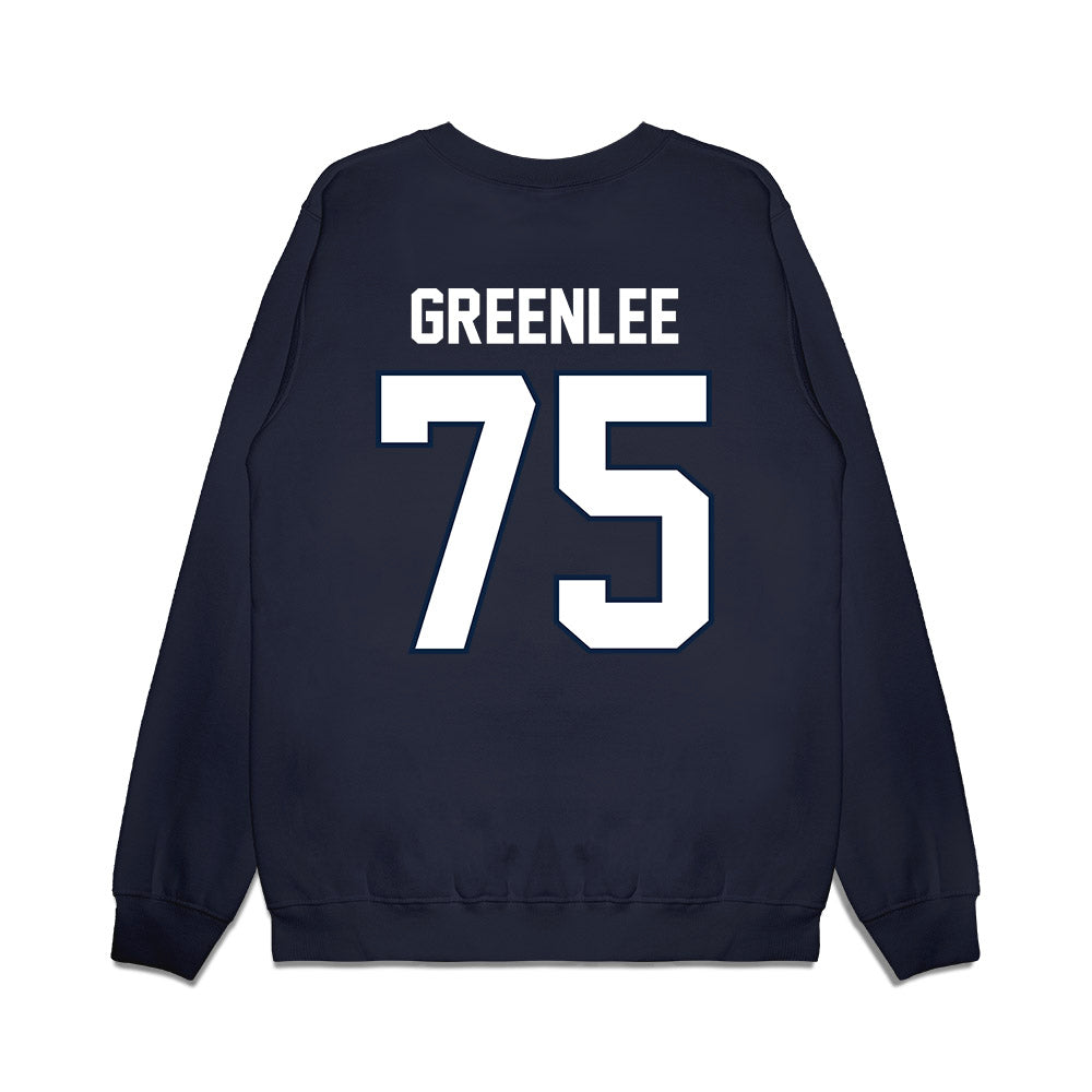 UConn - NCAA Football : Hill Greenlee - Vintage Helmet Premium Crewneck Sweatshirt-1