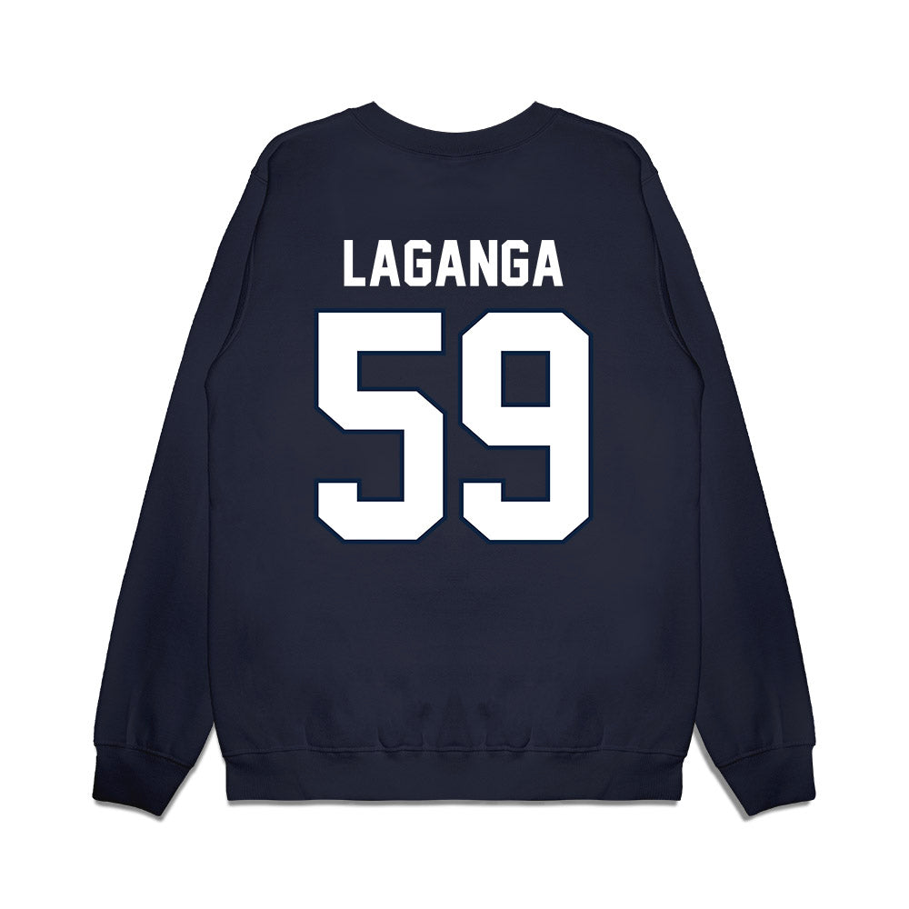 UConn - NCAA Football : David LaGanga - Vintage Helmet Premium Crewneck Sweatshirt-1