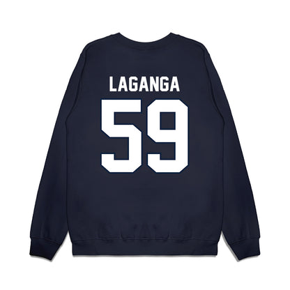 UConn - NCAA Football : David LaGanga - Vintage Helmet Premium Crewneck Sweatshirt-1