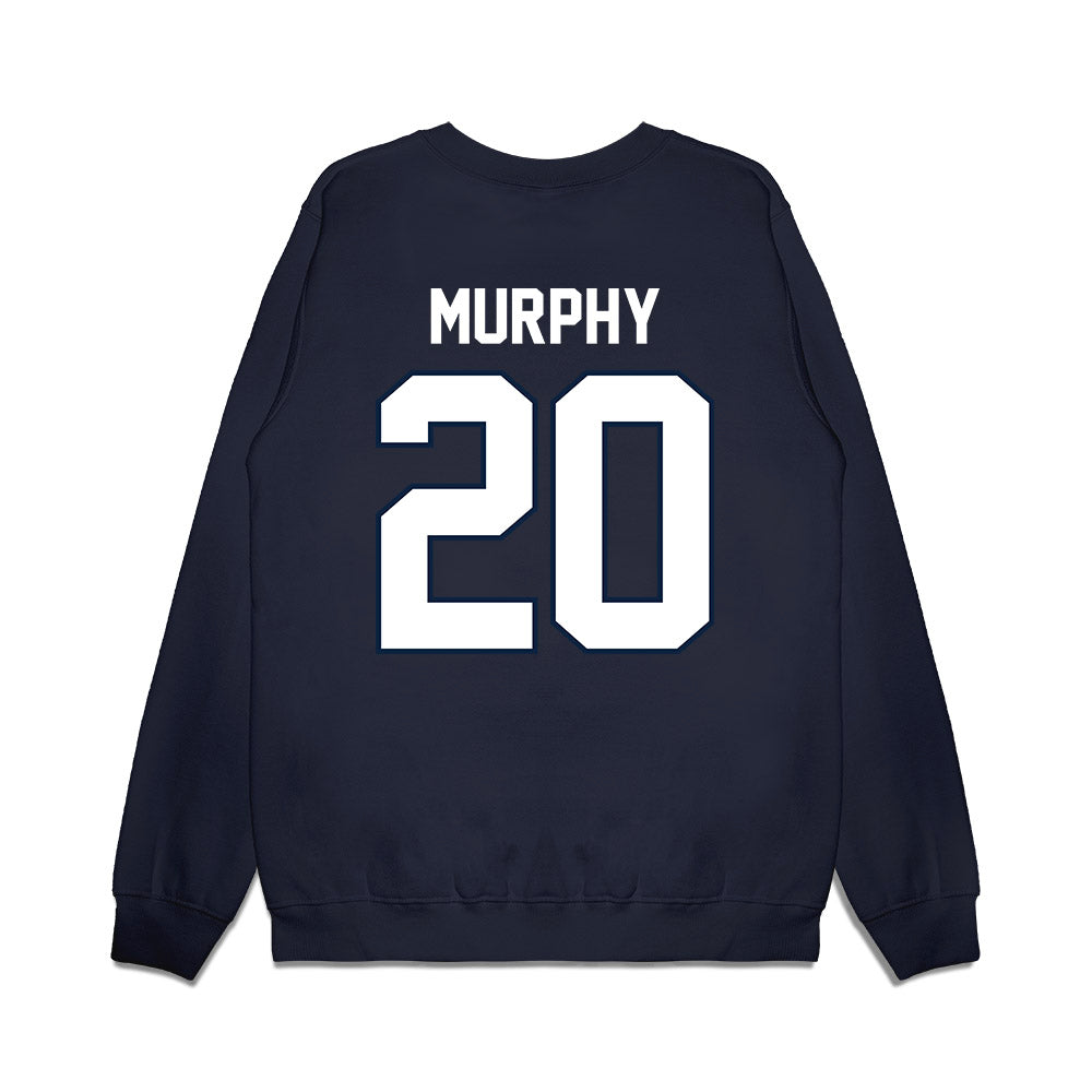 UConn - NCAA Football : Luke Murphy - Vintage Helmet Premium Crewneck Sweatshirt-1