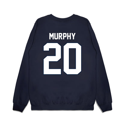 UConn - NCAA Football : Luke Murphy - Vintage Helmet Premium Crewneck Sweatshirt-1