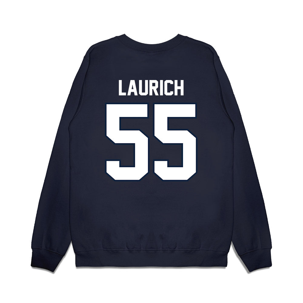 UConn - NCAA Football : Andrew Laurich - Vintage Helmet Premium Crewneck Sweatshirt-1