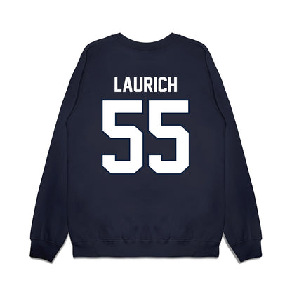 UConn - NCAA Football : Andrew Laurich - Vintage Helmet Premium Crewneck Sweatshirt-1