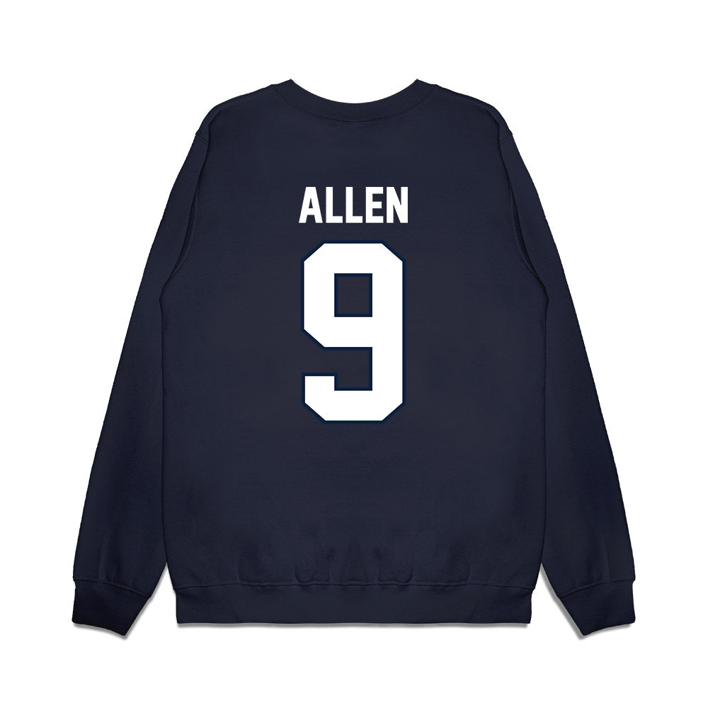 UConn - NCAA Football : Julian Allen - Vintage Helmet Premium Crewneck Sweatshirt-1