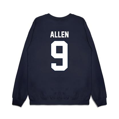 UConn - NCAA Football : Julian Allen - Vintage Helmet Premium Crewneck Sweatshirt-1