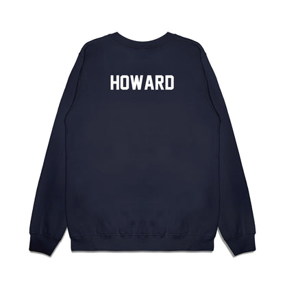 UConn - NCAA Football : Mason Howard - Vintage Helmet Premium Crewneck Sweatshirt-1