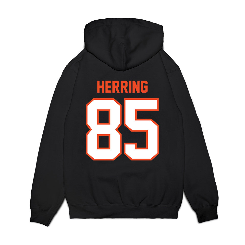 Auburn - NCAA Football : Hunter Herring - Vintage Helmet Premium Hooded Sweatshirt-1