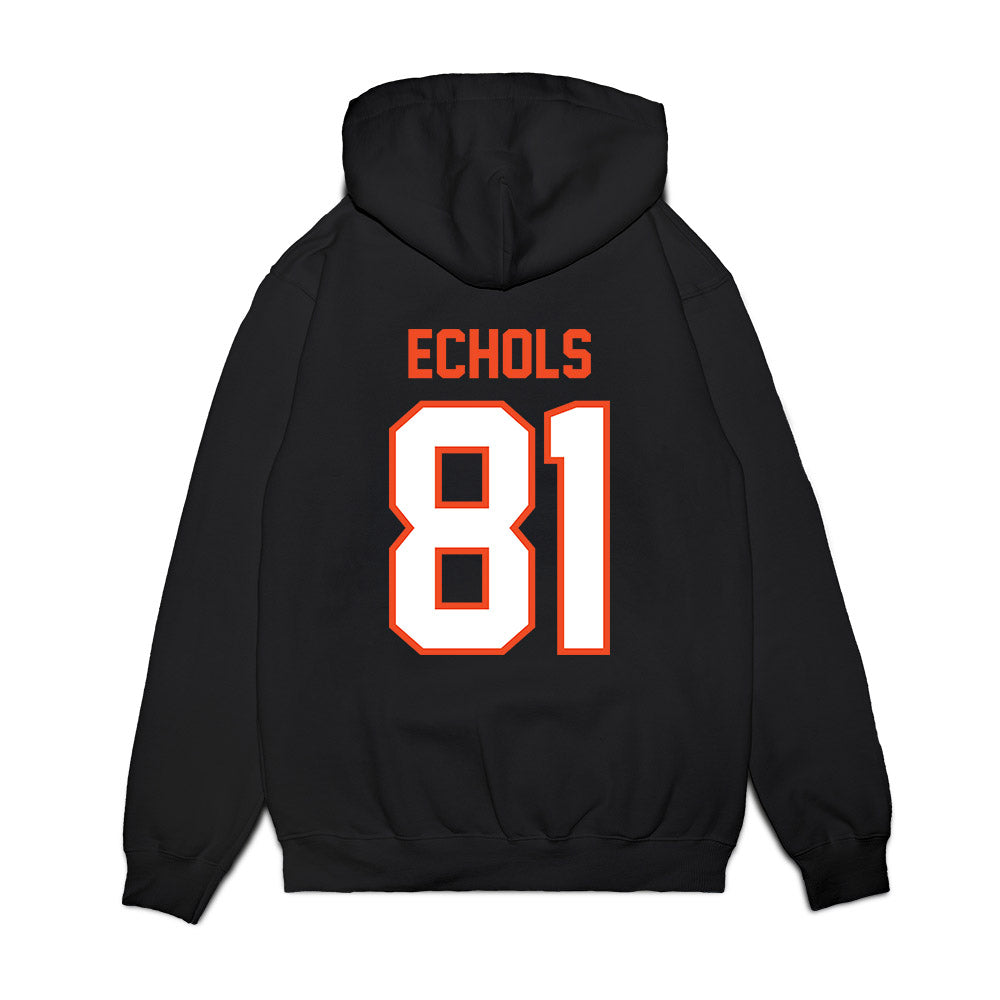 Auburn - NCAA Football : Jonathan Echols - Vintage Helmet Premium Hooded Sweatshirt-1