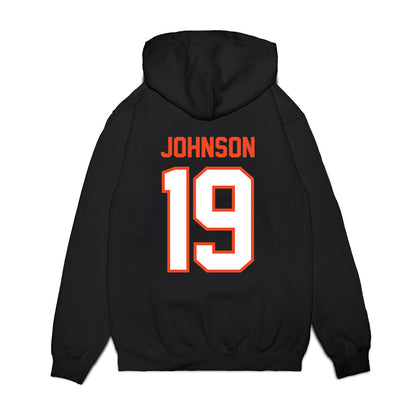 Auburn - NCAA Football : Jake Johnson - Vintage Helmet Premium Hooded Sweatshirt-1