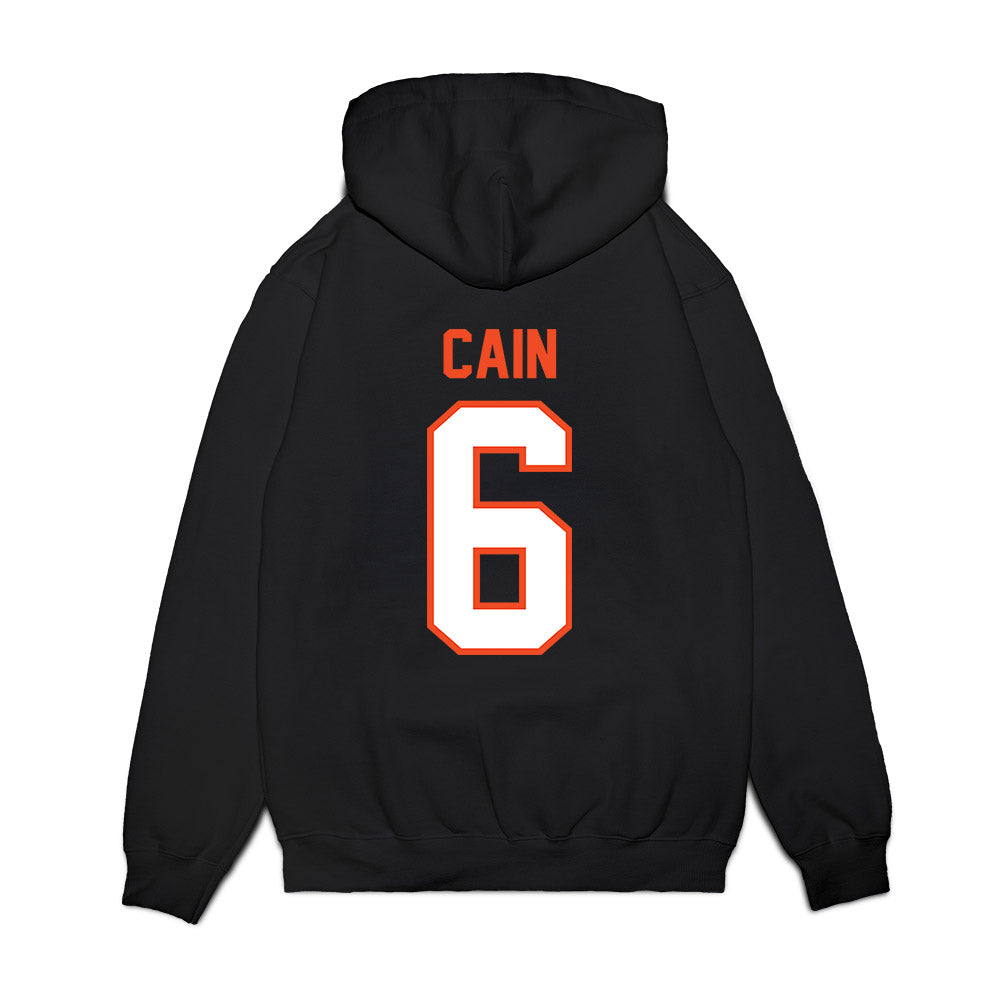 Auburn - NCAA Football : Bryce Cain - Vintage Helmet Premium Hooded Sweatshirt-1