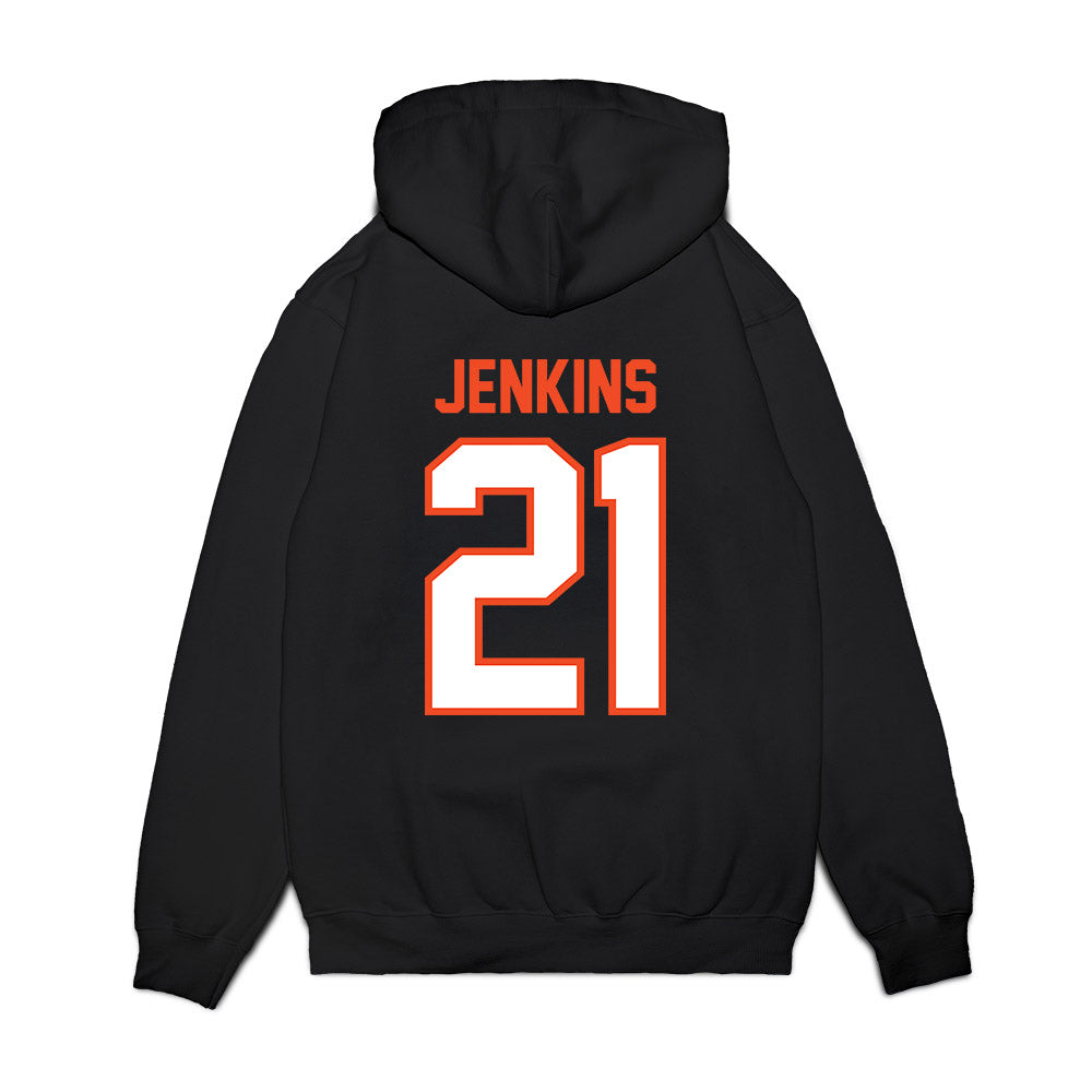 Auburn - NCAA Football : Gavin Jenkins - Vintage Helmet Premium Hooded Sweatshirt-1