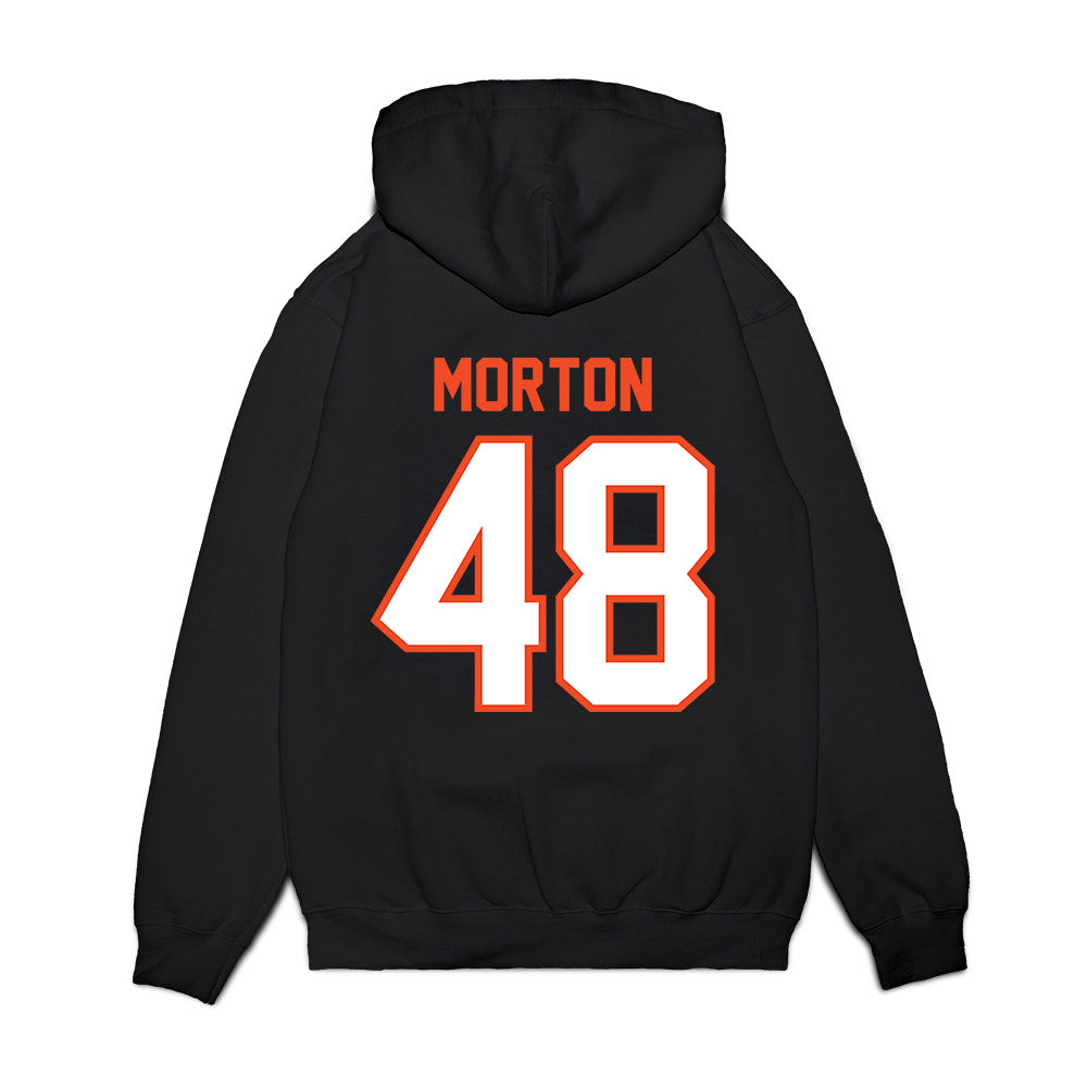 Auburn - NCAA Football : Eli Morton - Vintage Helmet Premium Hooded Sweatshirt-1