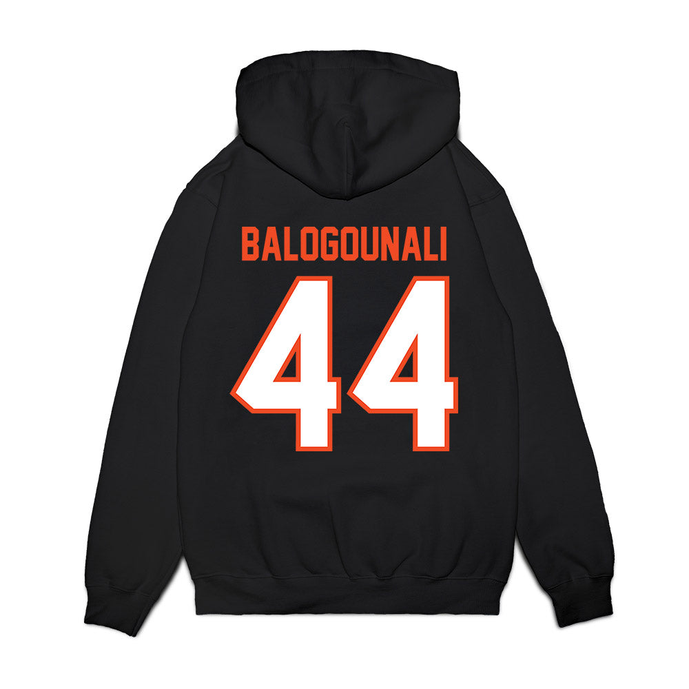 Auburn - NCAA Football : Adam Balogounali - Vintage Helmet Premium Hooded Sweatshirt-1