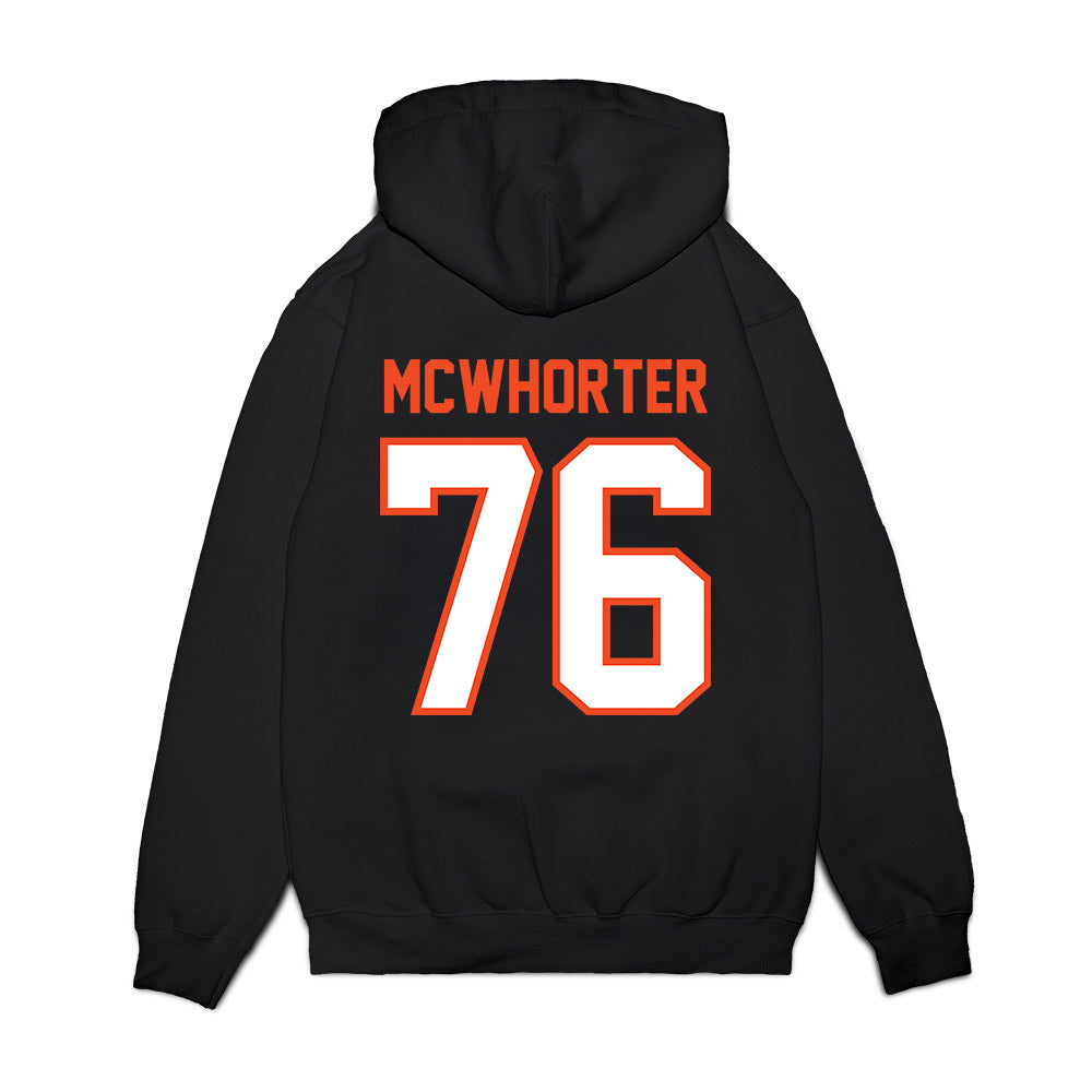 Auburn - NCAA Football : Bear McWhorter - Vintage Helmet Premium Hooded Sweatshirt-1