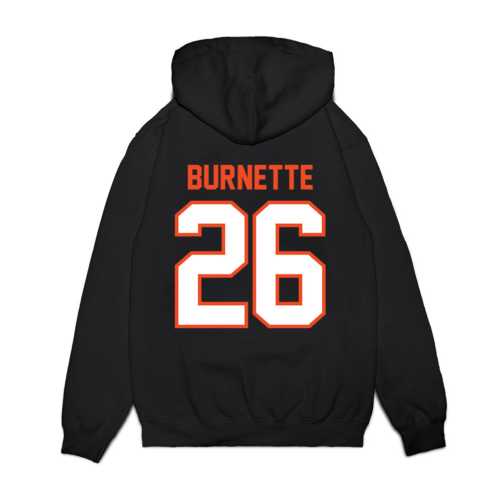 Auburn - NCAA Football : Christian Burnette - Vintage Helmet Premium Hooded Sweatshirt-1