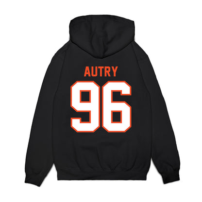 Auburn - NCAA Football : Malik Autry - Vintage Helmet Premium Hooded Sweatshirt-1