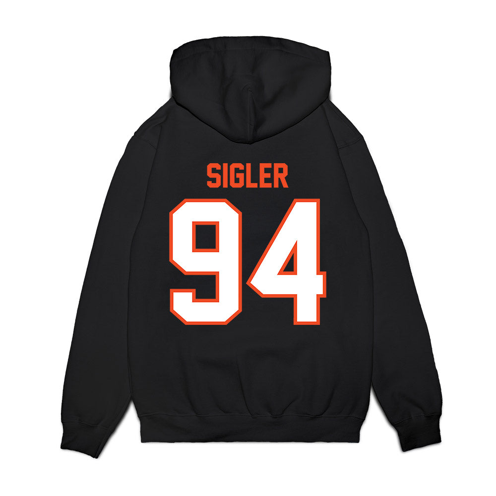 Auburn - NCAA Football : Cody Sigler - Vintage Helmet Premium Hooded Sweatshirt-1