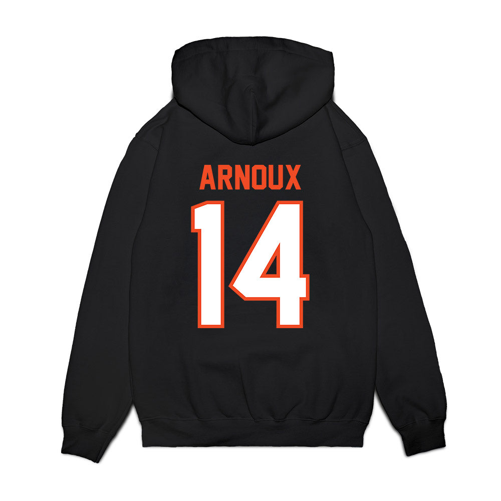 Auburn - NCAA Football : Shamar Arnoux - Vintage Helmet Premium Hooded Sweatshirt-1