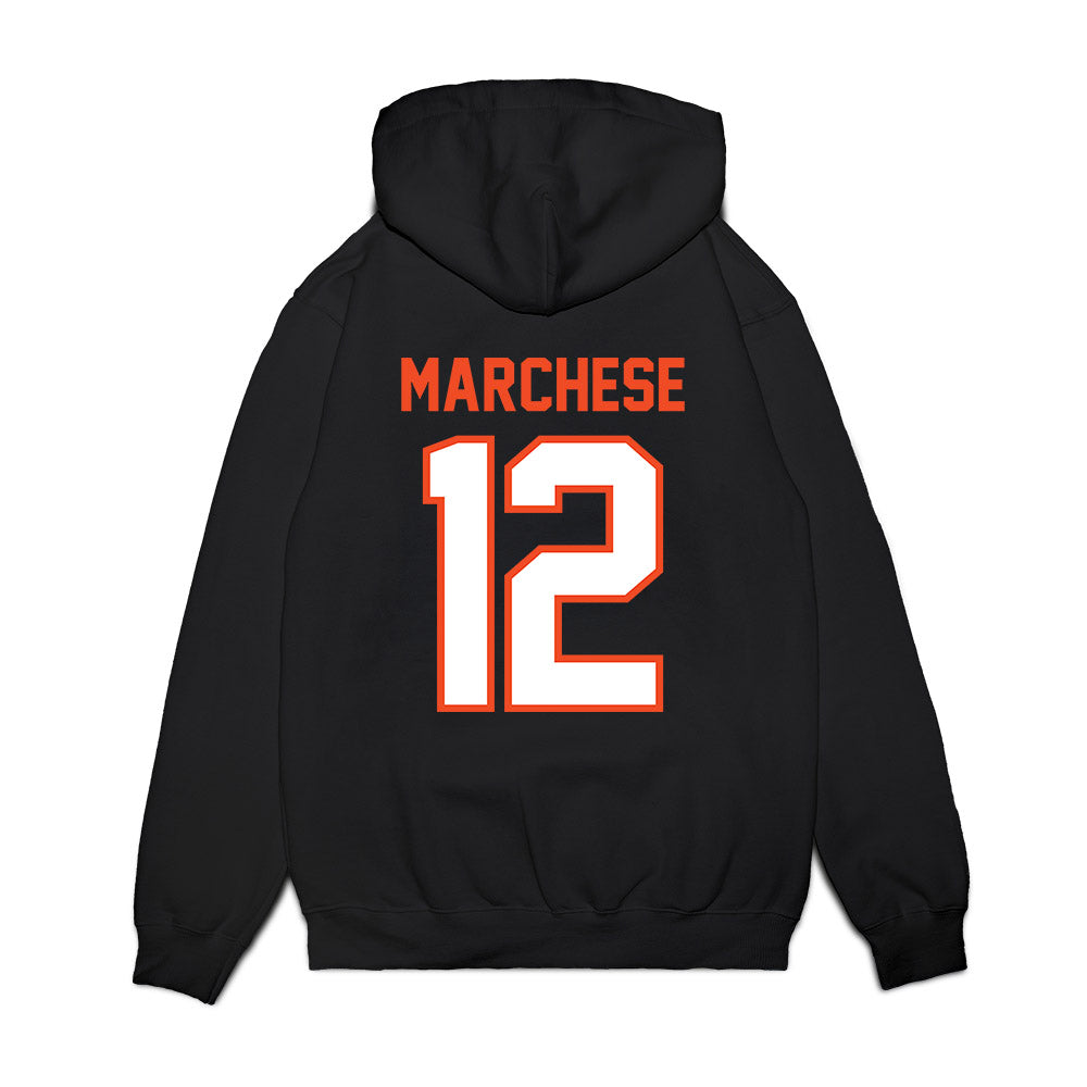 Auburn - NCAA Football : Brady Marchese - Vintage Helmet Premium Hooded Sweatshirt-1