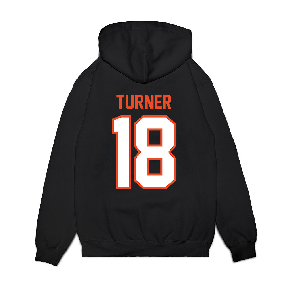 Auburn - NCAA Football : Sam Turner - Vintage Helmet Premium Hooded Sweatshirt-1