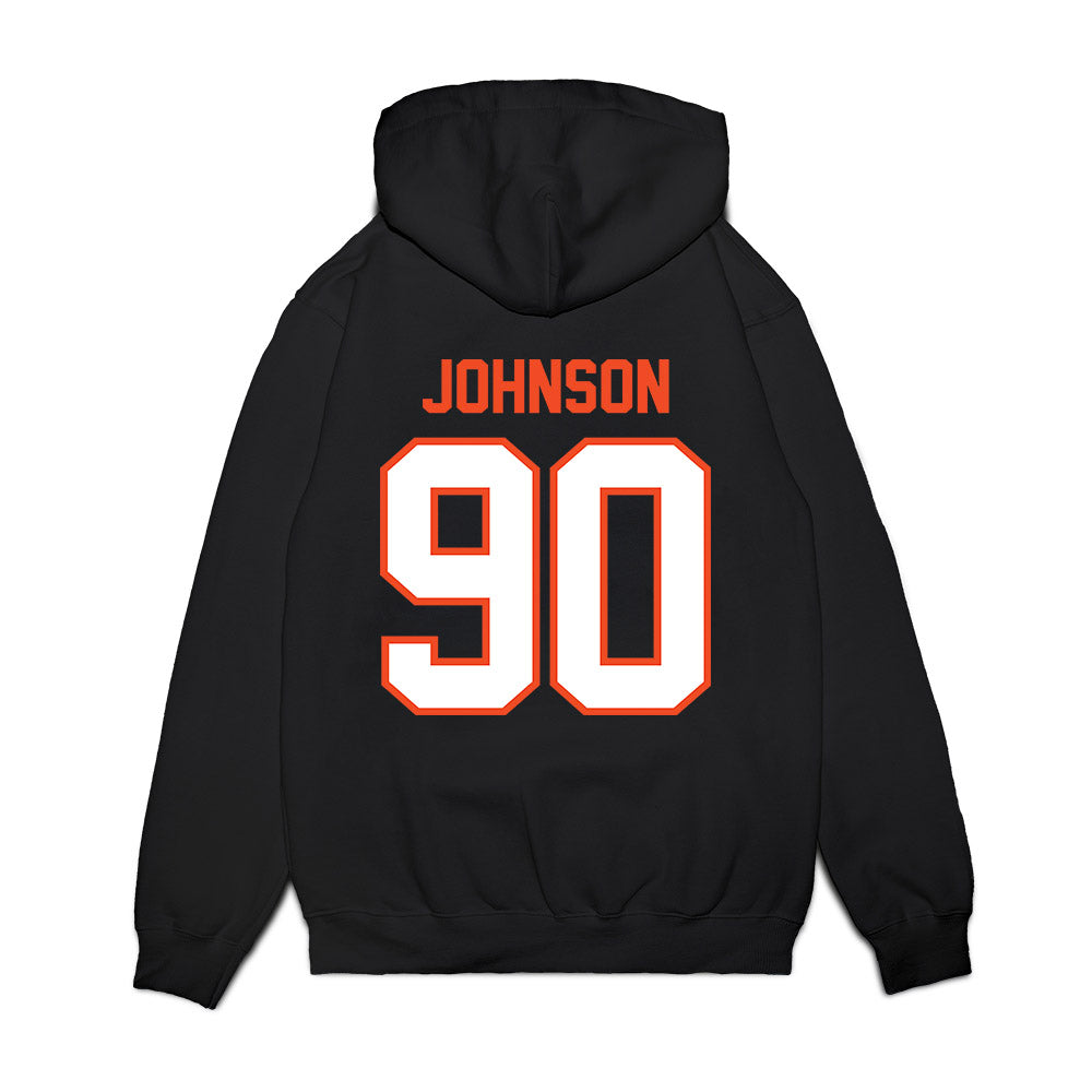 Auburn - NCAA Football : Nathan Johnson - Vintage Helmet Premium Hooded Sweatshirt-1