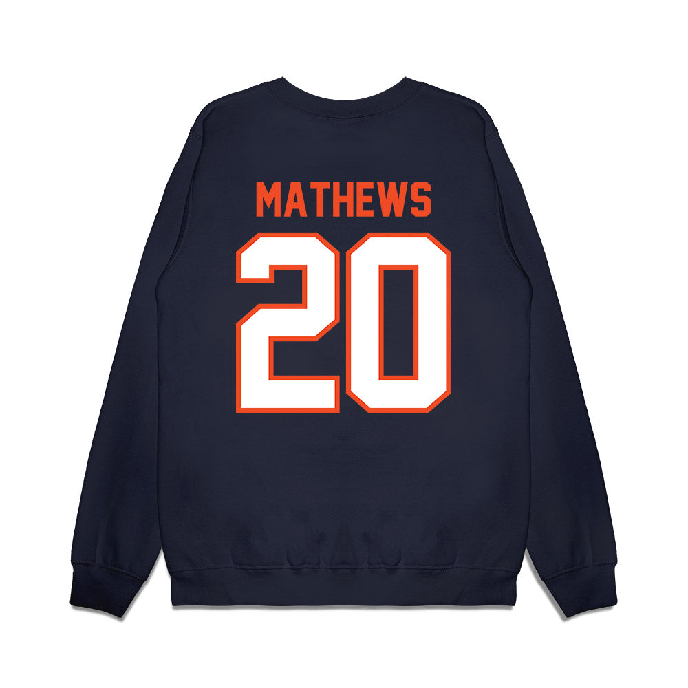 Auburn - NCAA Football : Jacoby Mathews - Vintage Helmet Premium Crewneck Sweatshirt-1