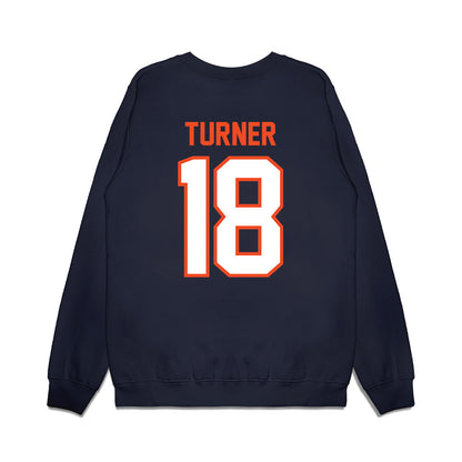 Auburn - NCAA Football : Sam Turner - Vintage Helmet Premium Crewneck Sweatshirt-1