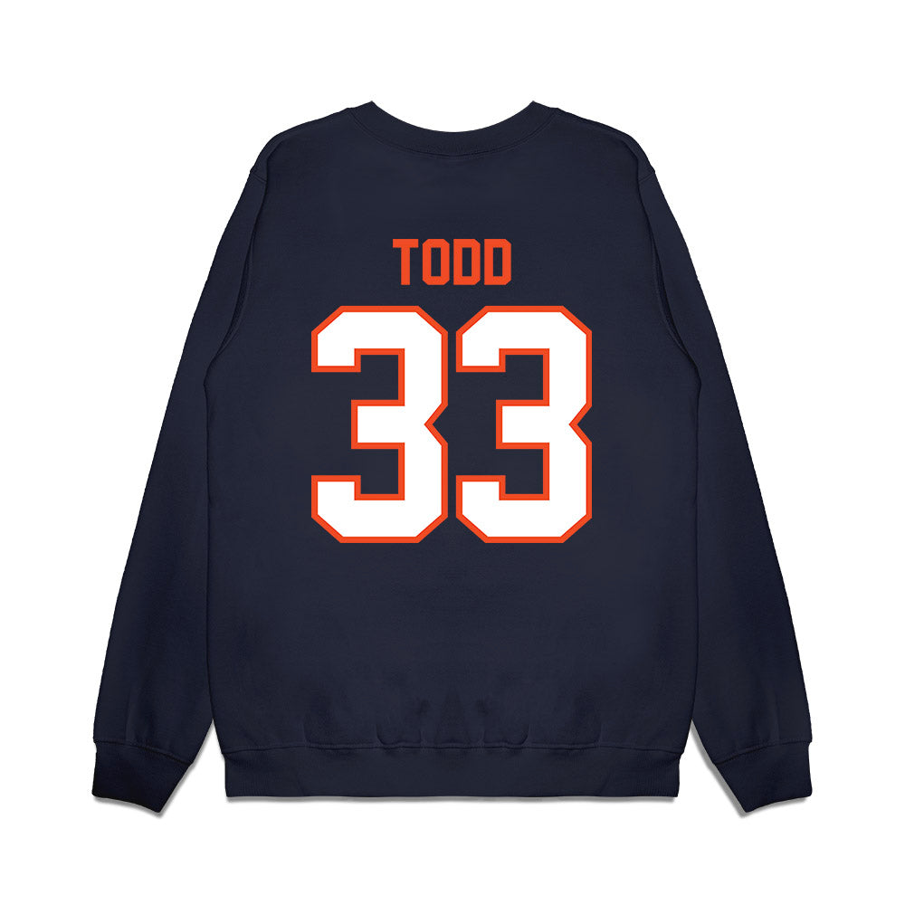 Auburn - NCAA Football : Kamari Todd - Vintage Helmet Premium Crewneck Sweatshirt-1