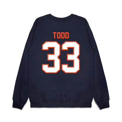 Auburn - NCAA Football : Kamari Todd - Vintage Helmet Premium Crewneck Sweatshirt-1