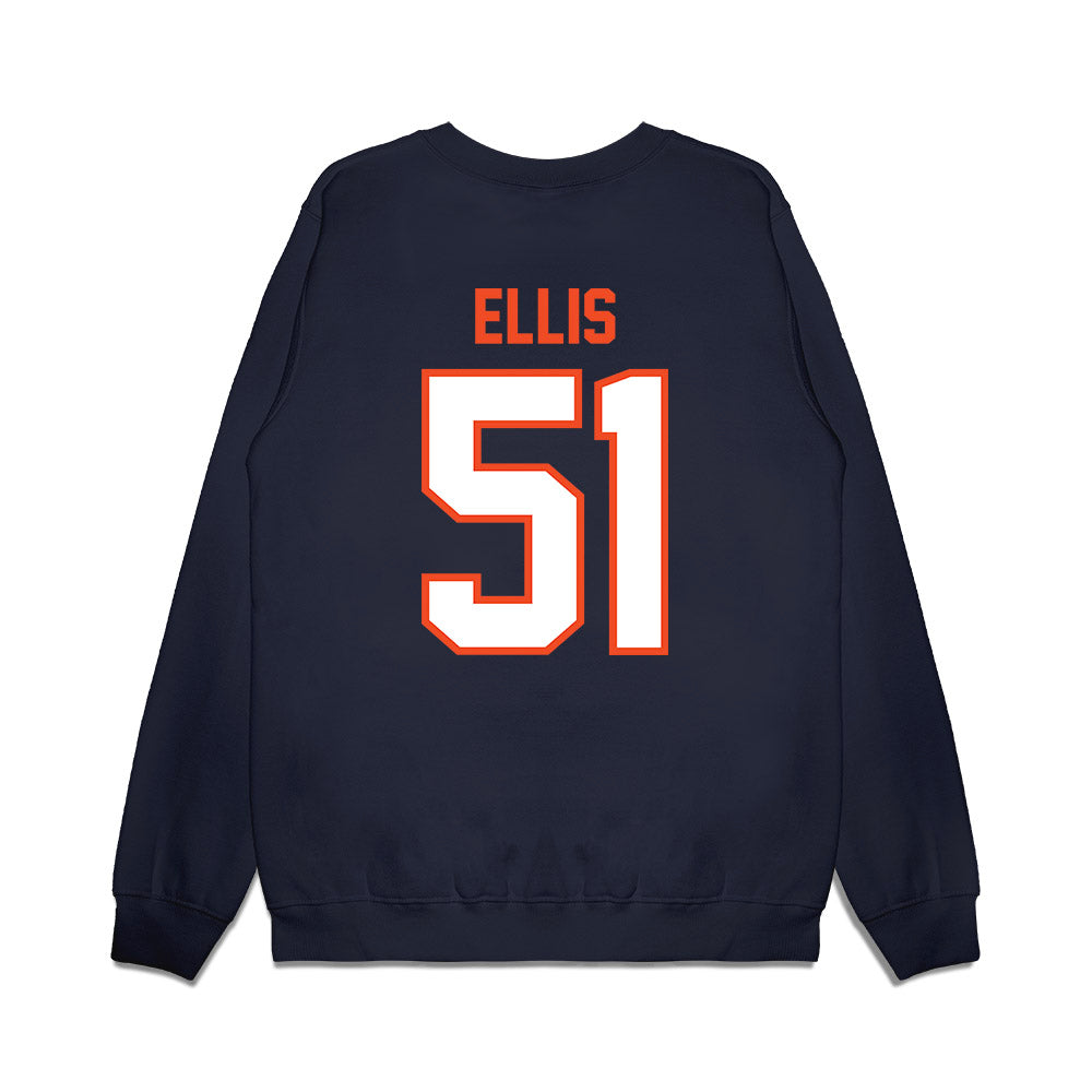 Auburn - NCAA Football : Kail Ellis - Vintage Helmet Premium Crewneck Sweatshirt-1