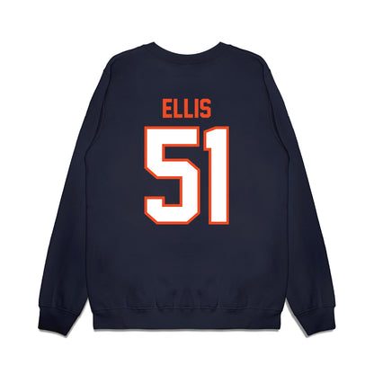 Auburn - NCAA Football : Kail Ellis - Vintage Helmet Premium Crewneck Sweatshirt-1