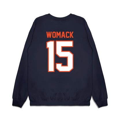 Auburn - NCAA Football : Da'Shawn Womack - Vintage Helmet Premium Crewneck Sweatshirt-1