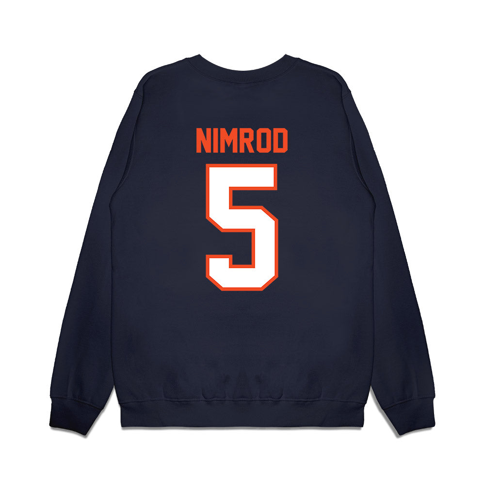 Auburn - NCAA Football : Chas Nimrod - Vintage Helmet Premium Crewneck Sweatshirt-1