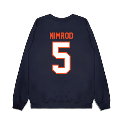 Auburn - NCAA Football : Chas Nimrod - Vintage Helmet Premium Crewneck Sweatshirt-1